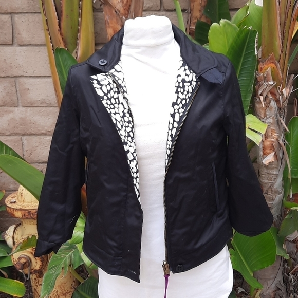 Coach reversible floral military blouson jacket xs - Picture 13 of 16